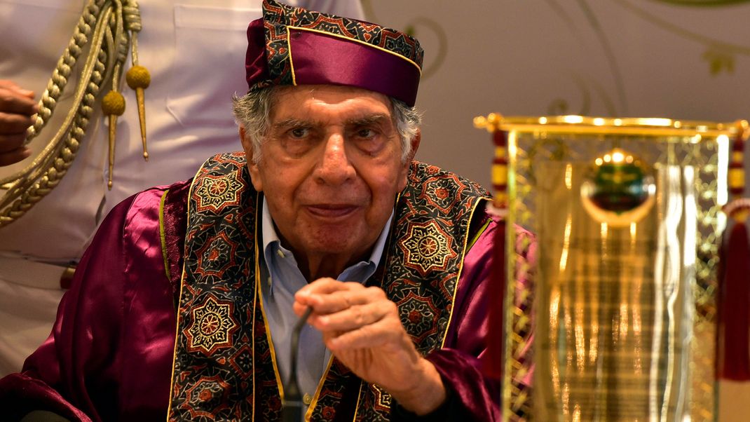 Der Unternehmer Ratan Tata war Chef des Imperiums Tata.