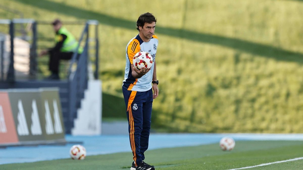 Raul bei einem Spiel von Castilla Mitte Mai.