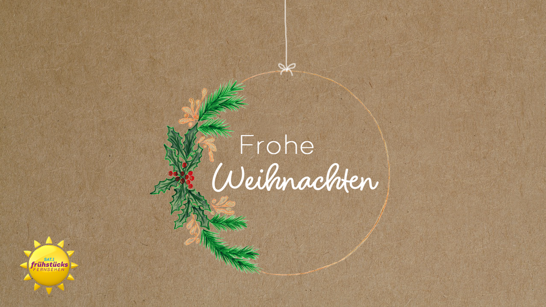 Ein dezenter WhatsApp-Gruß zum Weihnachtstag.