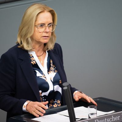 Andrea Lindholz (CSU), Bundestagsabgeordnete, spricht im Bundestag.
