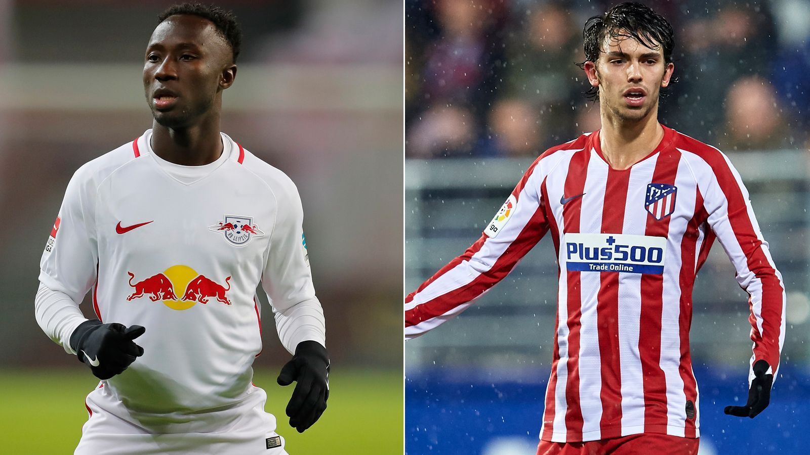 
                <strong>Rekord-Einkauf</strong><br>
                Die Kräfteverhältnisse zwischen Leipzig und Atletico zeigen sich auch in finanzieller Hinsicht recht deutlich. So ist Naby Keita (li.) mit "nur" rund 30 Millionen Euro Ablöse der teuerste Neuzugang in der Vereinsgeschichte der Sachsen. Für den heutigen Liverpool-Profi sollen zunächst rund 15 Millionen Euro Ablöse zu Schwesterklub Red Bull Salzburg geflossen und durch den Verkauf auf die Insel noch einmal eine Nachzahlung in der selben Höhe fällig geworden sein. Diese Summe ist aber nichts gegen den Rekord-Neuzugang bei Atletico Madrid. Für den Portugiesen Joao Felix zahlten die Spanier im Sommer 2019 unglaubliche 126 Millionen Euro Ablöse an Benfica Lissabon. Wie Atletico so einen Deal finanzieren kann? Die Auflösung gibt es im nächsten Bild. 
              