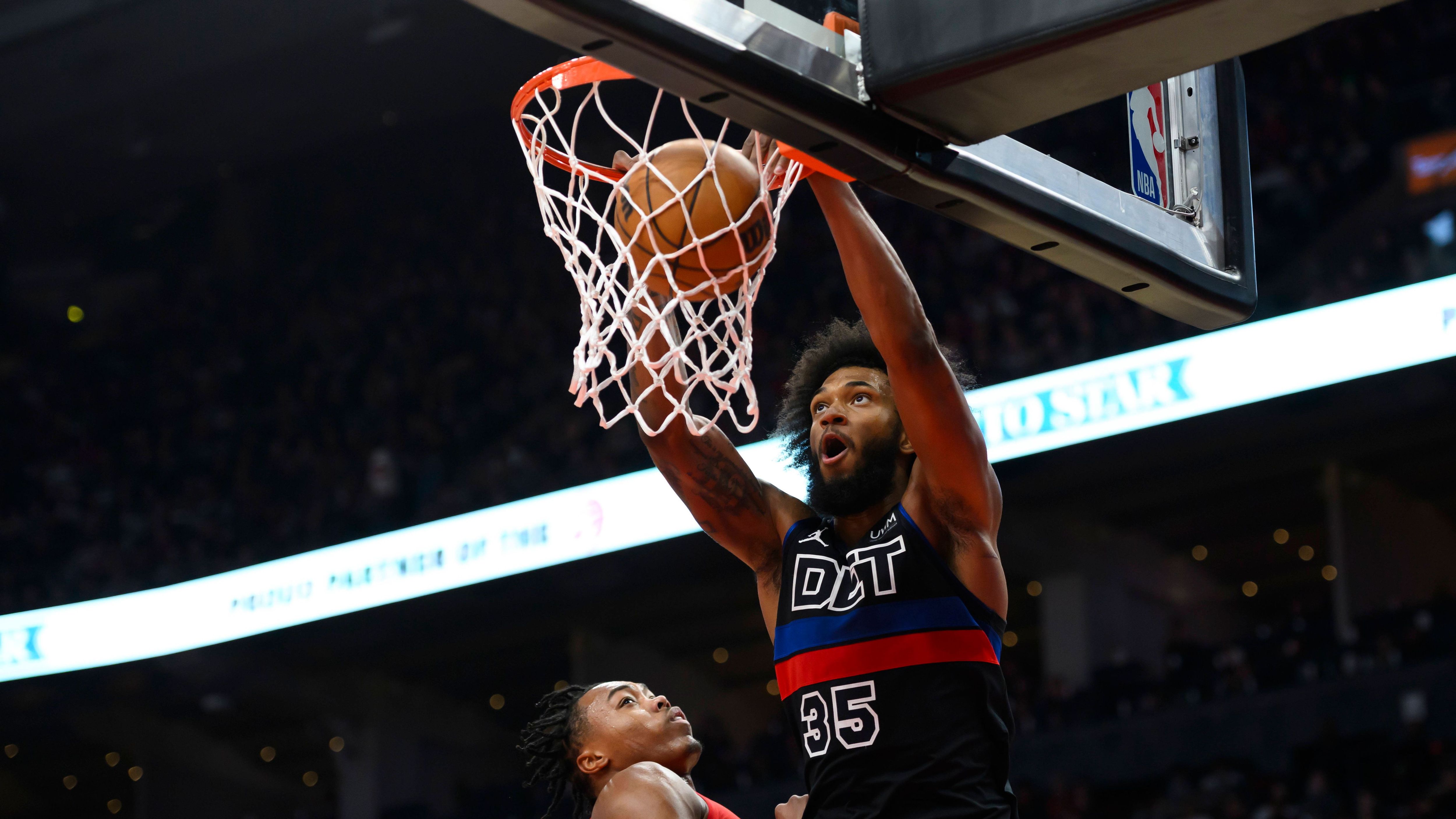 <strong>Marvin Bagley III (Washington Wizards) &amp; Danilo Gallinari (Detroit Pistons)</strong><br>Trade zwischen den Washington Wizards und den Detroit Pistons: Marvin Bagley (im Bild) und Isaiah Livers landen in Washington, während Danilo Gallinari und Mike Muscala nach Detroit wechseln. Außerdem erhalten die Wizards zwei Zweitrundenpicks der Pistons.