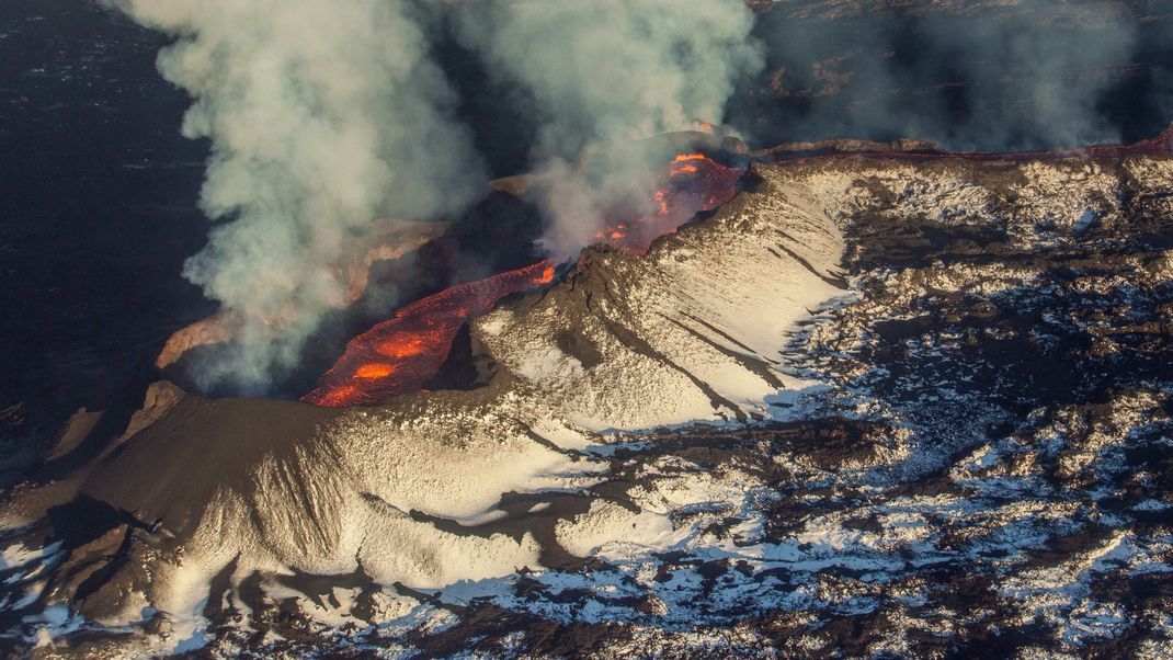 Blick auf das Areal des Bardabunga-Vulkans auf Island.