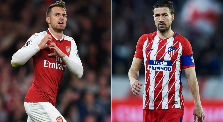 
                <strong>Defensives Mittelfeld: Aaron Ramsey vs. Gabi</strong><br>
                Im defensiven Mittelfeld spielt aller Voraussicht nach Aaron Ramsey für den FC Arsenal. Mit Gabis Einsatz ist zu rechnen, ganz sicher ist er aus Verletzungsgründen aber noch nicht. Ramsey fehlte in der aktuellen Saison aufgrund von Oberschenkel- und Wadenblessuren häufiger, zuletzt stand er in vier von sechs Spielen nicht im Kader. Dafür brillierte der 27-Jährige aber mit einem Tor und einem Assist in der Partie gegen West Ham United. Gabi hingegen ist unerlässlich für Atletico, stetiger Bälle-Verteiler und Koordinator im Mittelfeld. Punkt für beide - 3:4 für Atletico. 
              