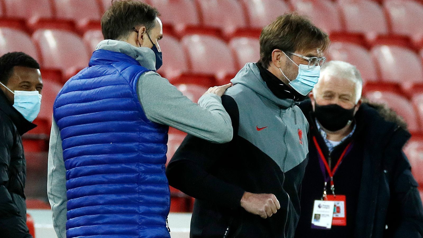 
                <strong>Jürgen Klopp (FC Liverpool)</strong><br>
                Den FC Liverpool und Jürgen Klopp erwischen die "Blues" am 4. März, als die "Reds" in einer dicken Krise stecken. Das 0:1 gegen die Tuchel-Truppe ist zu dem Zeitpunkt die fünfte Heimniederlage für den FC Liverpool.
              