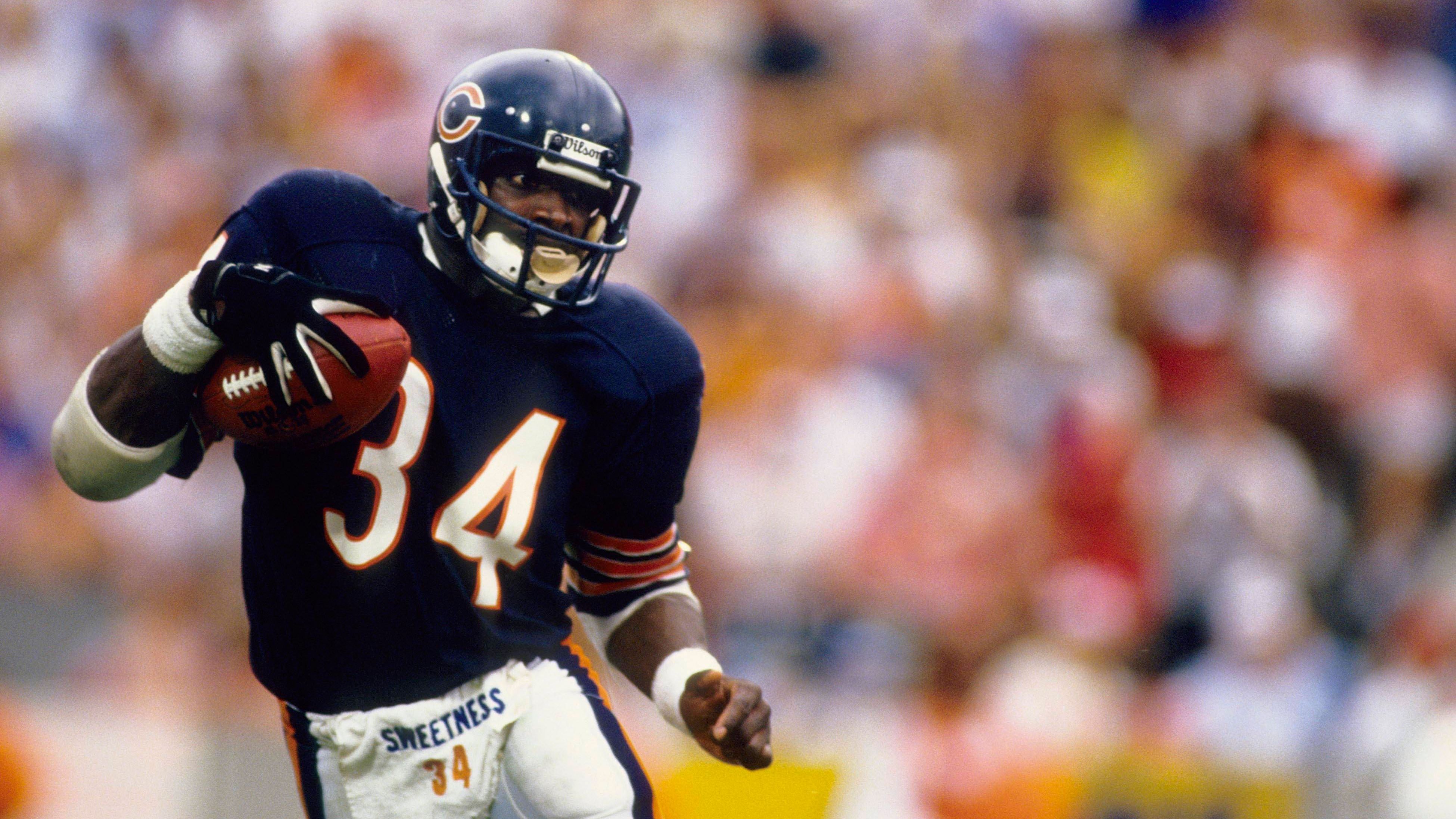 <strong>34: Walter Payton</strong><br>Team: Chicago Bears<br>Position: Running Back<br>Erfolge: Pro Football Hall of Famer, Super-Bowl-Champion 1986, 1977 NFL MVP<br>Honorable Mentions: Earl Campbell, Thurman Thomas, Rickey Williams