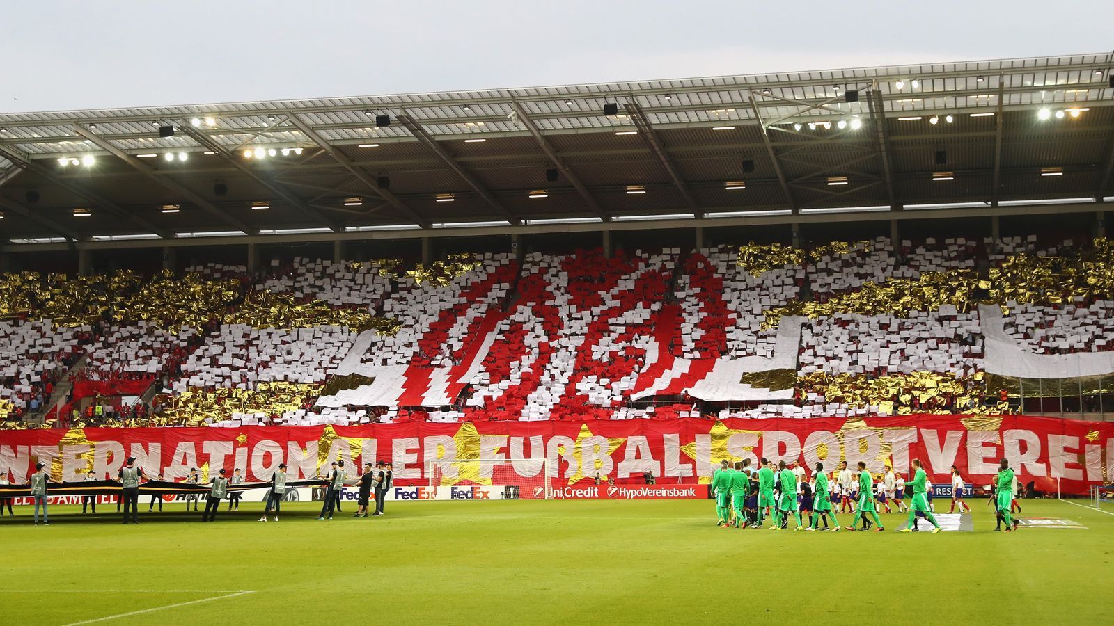 <strong>1. FSV Mainz 05 </strong><br>
                Vereinshymne: "Rot und Weiß" (S.T.E.I.L)
