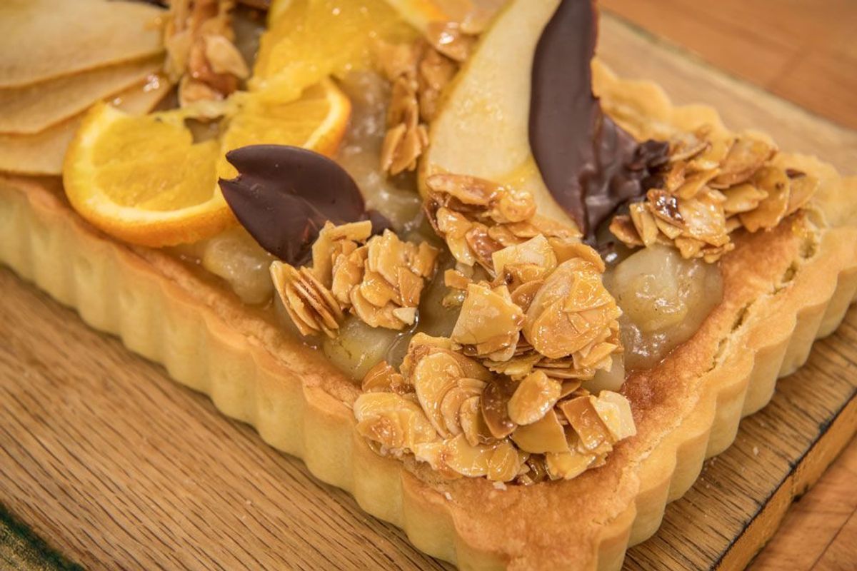 Kardamom-Mandel Tarte