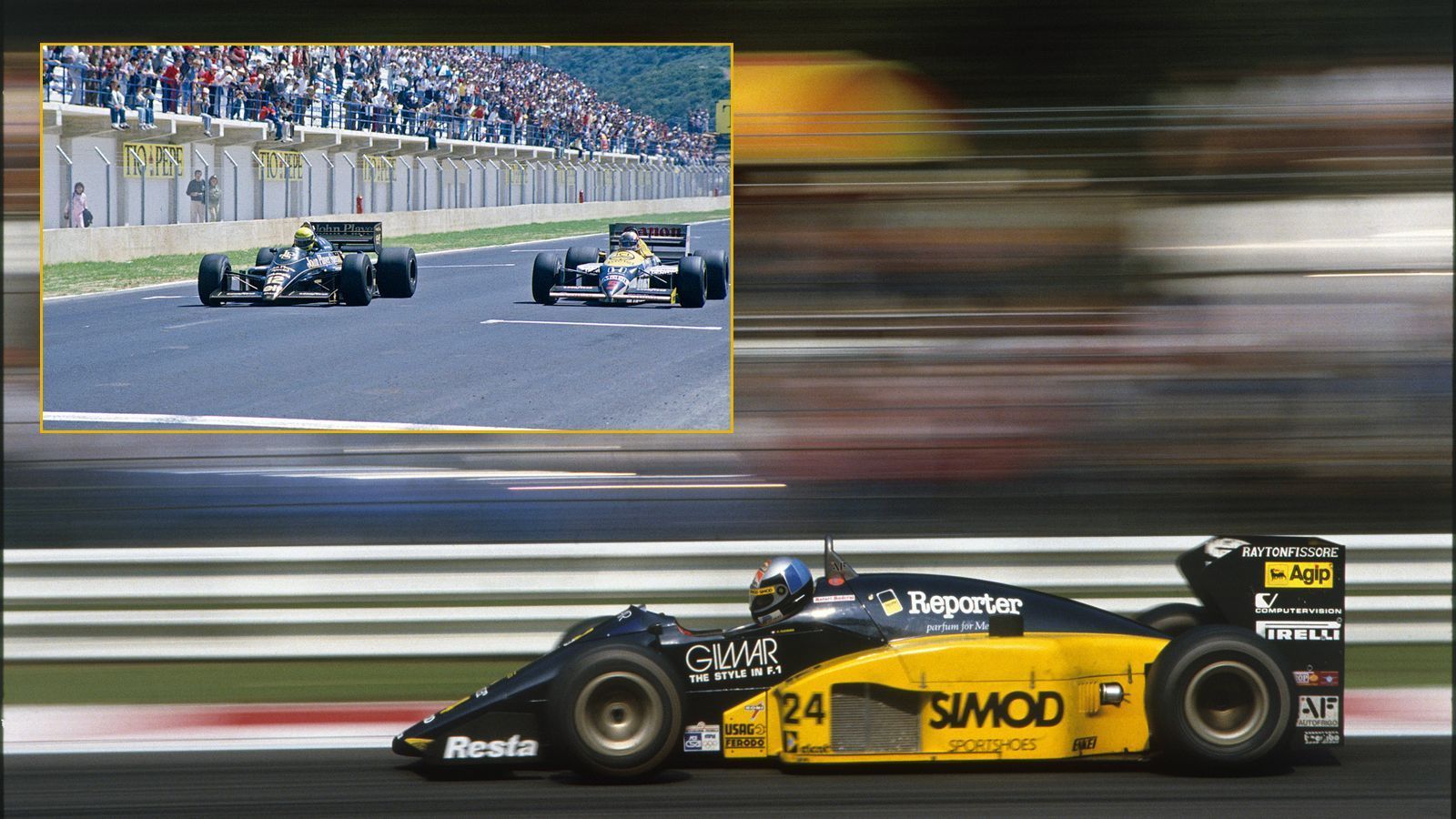 
                <strong>Erste Startreihe gesucht</strong><br>
                Doch es geht noch kurioser. Zweimal verschwand in der Formel 1 die komplette erste Startreihe. 1986 in Monza würgte Teo Fabi in der Einführungsrunde den Motor ab und musste von hinten starten. Alain Prost sprang in letzter Minute in sein angestammtes Rennauto, weil im Ersatzwagen die Lichtmaschine streikte. Zu spät. Er musste das Rennen aus der Boxengasse aufnehmen und wurde später ganz disqualifiziert. Auch der GP von Belgien 2001 lieferte einen dramatischen Rennbeginn. Beim zweiten Versuch, das Feld in die Aufwärmrunde zu schicken, rührte sich Juan Pablo Montoyas Bolide nicht vom Fleck, er wurde nach hinten relegiert. Das Rennen war erst vier Runden alt, als Luciano Burti einen furchterregenden Unfall baute - Abbruch, eine Stunde Pause. Der Grand Prix wurde mit dem Stand des Zieleinlaufs nach den ersten vier Runden neu gestartet, also Michael Schumacher vor Bruder Ralf.
              