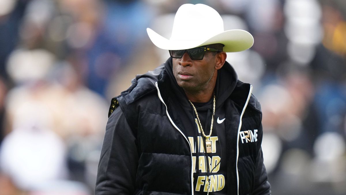 NCAA, College League, USA Football: Colorado Spring Game Apr 22, 2023; Boulder, CO, USA; Colorado Buffaloes head coach Deion Sanders during the first half of the spring game at Folsom Filed. Boulde...