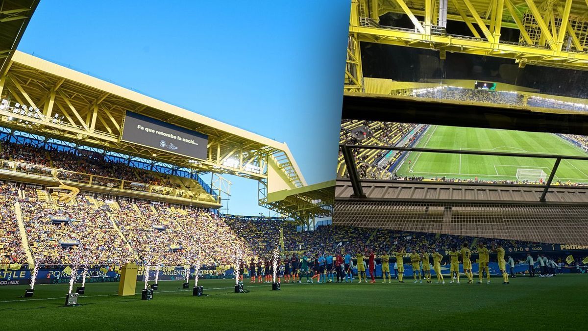 Montage Villarreal Stadion