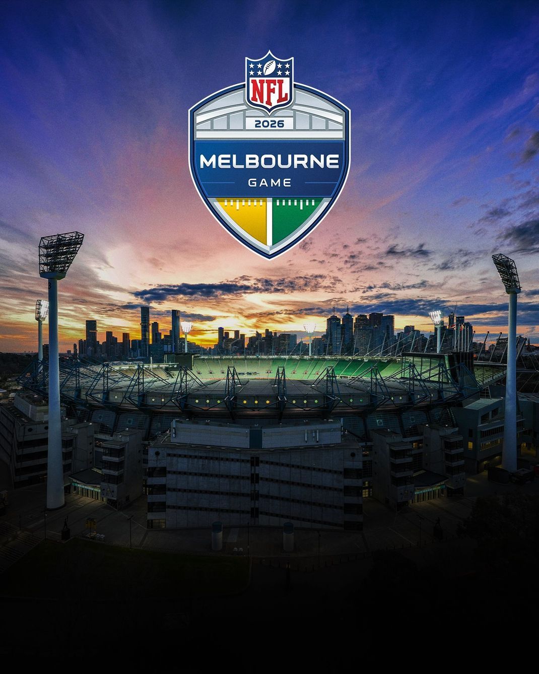 2026 steigt im Melbourne Cricket Ground erstmals ein NFL-Spiel in Australien