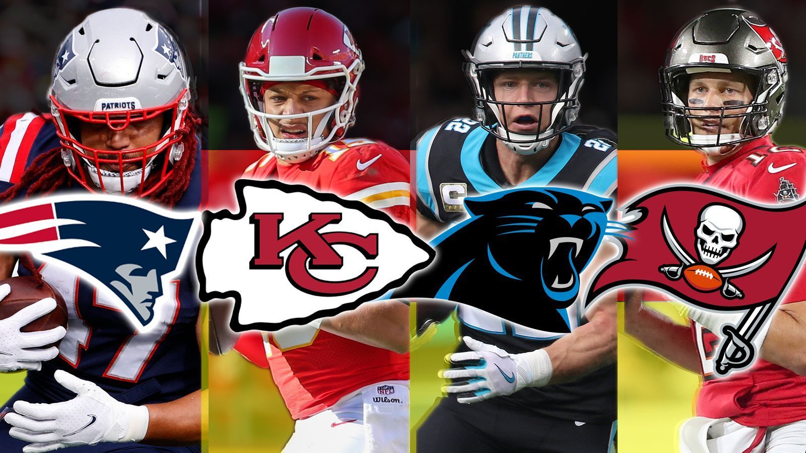 
                <strong>NFL: Warum die Teams Deutschland erobern wollen</strong><br>
                Vier NFL-Teams haben sich die exklusiven NFL-Vermarktungsrechte für den deutschen Markt gesichert: Die New England Patriots, Kansas City Chiefs, Carolina Panthers und Tampa Bay Buccaneers. ran.de erklärt, warum sich die Teams stärker auf Deutschland fokussieren wollen. 
              