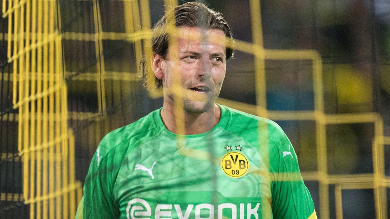 
                <strong>Roman Weidenfeller (2002 - 2018)</strong><br>
                &#x2022; Spiele: 453 - <br>&#x2022; Gegentore: 510 -<br>&#x2022; Gegentore pro Spiel: 1,12 -<br>&#x2022; Zu Null: 148 -<br>&#x2022; Titel: Deutscher Meister 2011 & 2012, Pokalsieger 2012 & 2017, Deutscher Supercup 2013 & 2014<br>
              