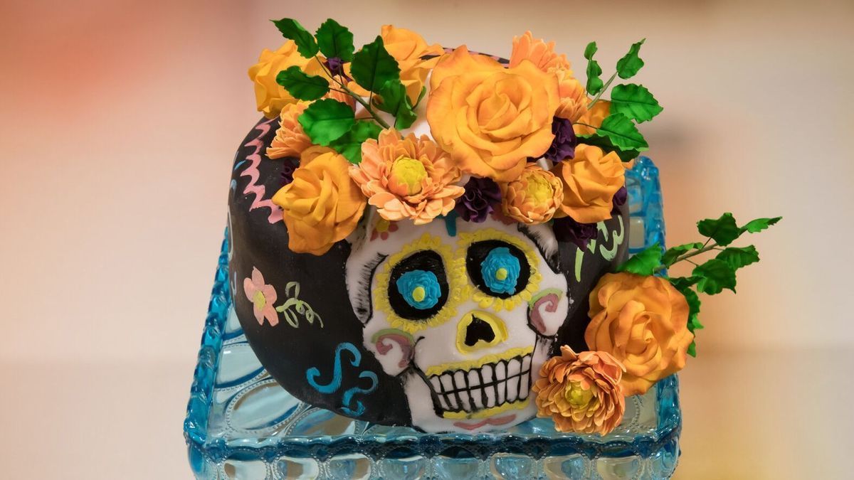 Motivtorte Totenkopf