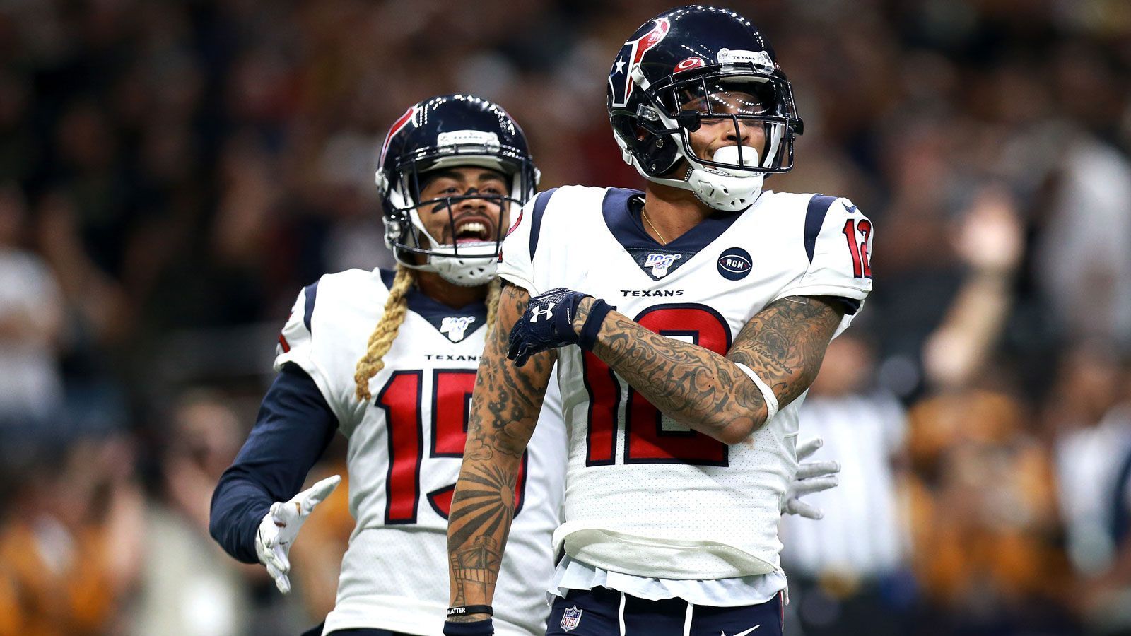 
                <strong>Houston Texans</strong><br>
                Auf Seiten der Offense gelten besonders die Receiver Will Fuller (li.), Kenny Stills (re.) und Brandin Cooks als heiße Trade-Kandidaten, auch Tight End Darren Fells und Running Back Duke Johnson könnten im Austausch für einige Draft-Picks eine neue Heimat finden. Auch in der Defense finden sich einige Spieler, die für einen Trade in Frage kommen könnten, unter anderem der Edge Rusher Whitney Mercilus.  
              