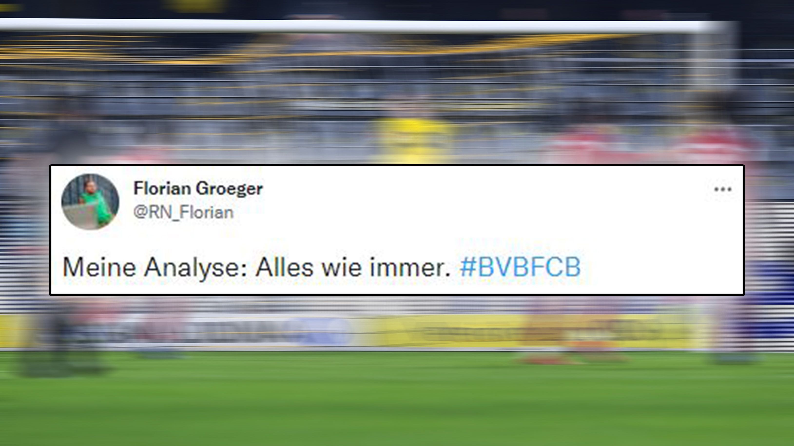 
                <strong>Fazit</strong><br>
                Am Ende gewinnen halt doch immer die Bayern. Irgendwie. Der siebte Sieg gegen den BVB in Serie. 
              