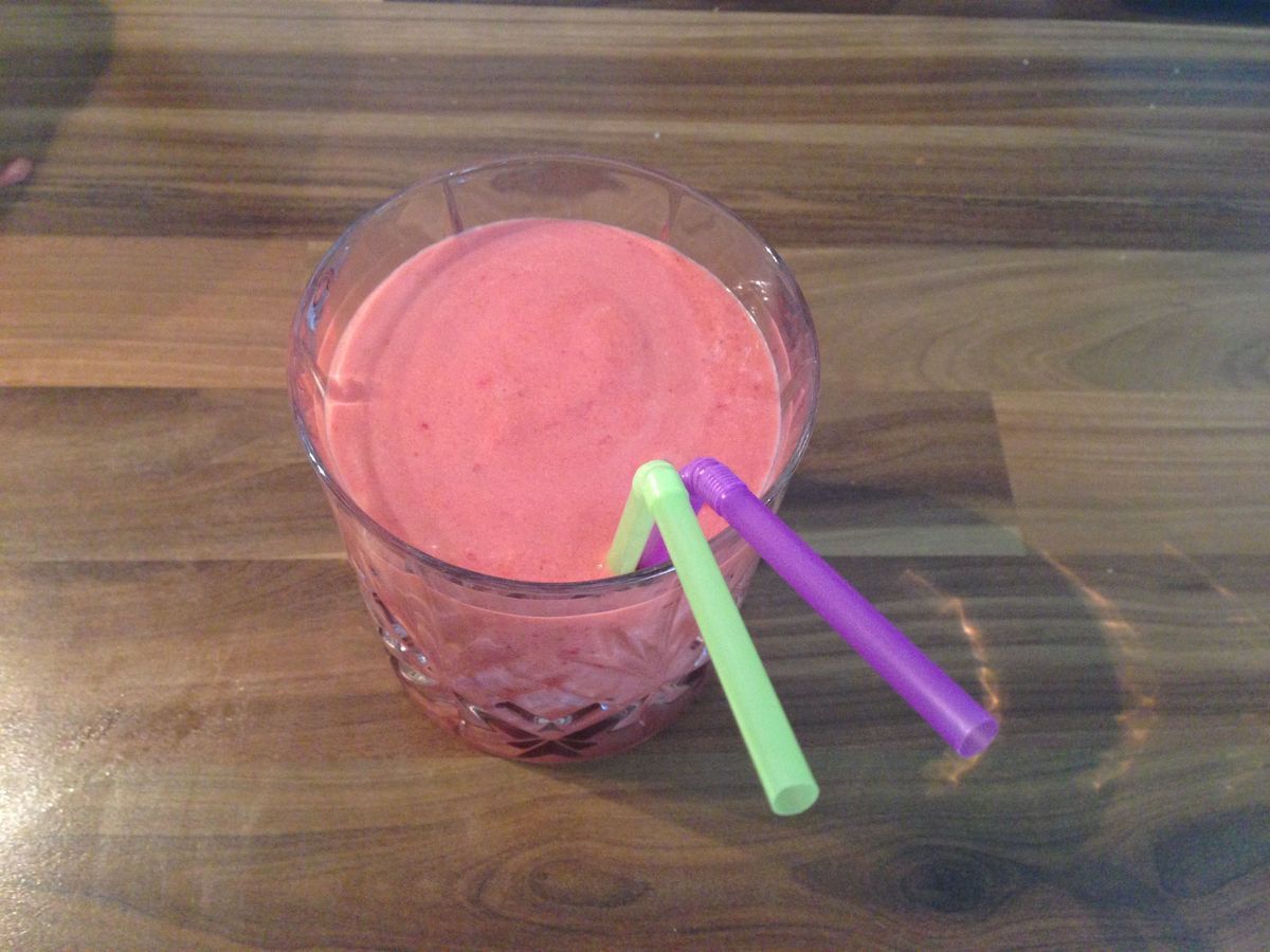 Erdbeer-Kokos-Smoothie