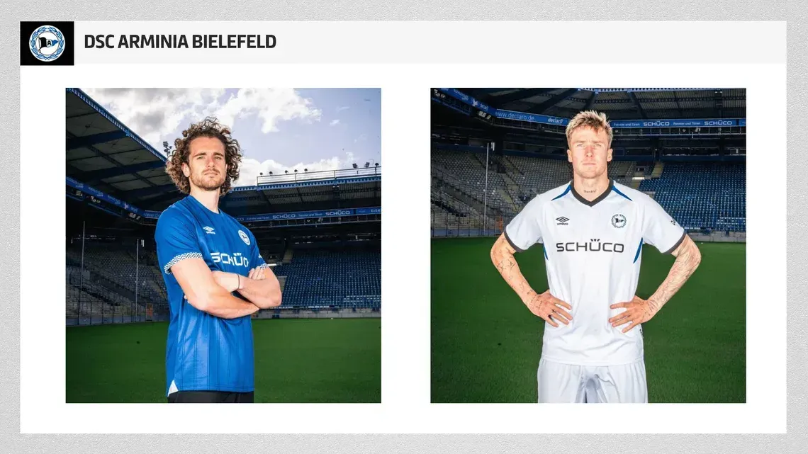 <strong>DSC Arminia Bielefeld:</strong><br>Trikotpreis: 84,95 Euro<br>Rückenbeflockung: 15 Euro