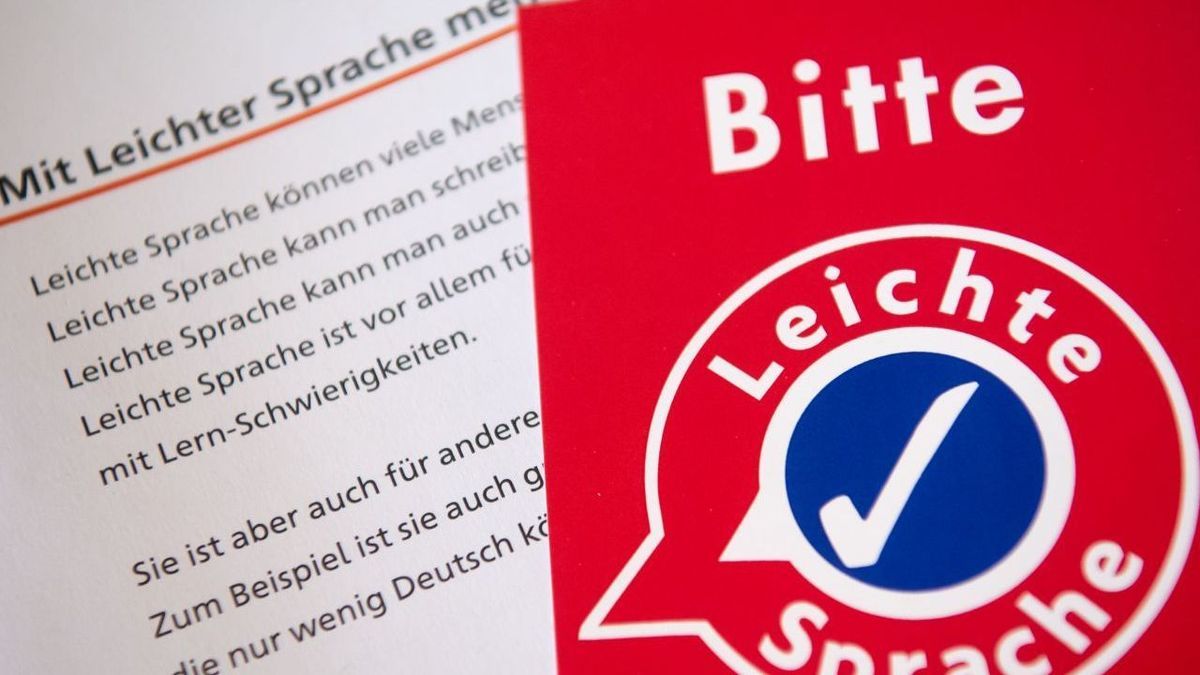 Leichte Sprache Emblem Picture Alliancedpa Sven Hoppe 204386709