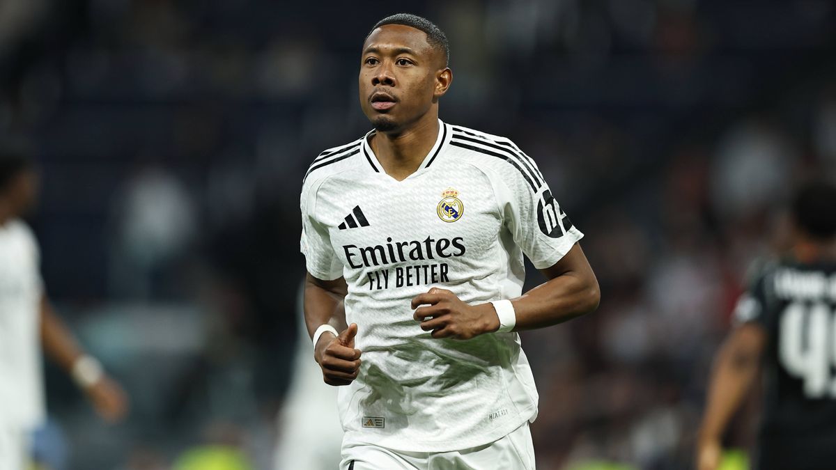 David Alaba (Real), APRIL 16, 2025 - Football Soccer : UEFA Champions League Quarter-finals 2nd leg match between Real Madrid CF 1-2 Arsenal FC at the Estadio Santiago Bernabeu in Madrid, Spain. No...