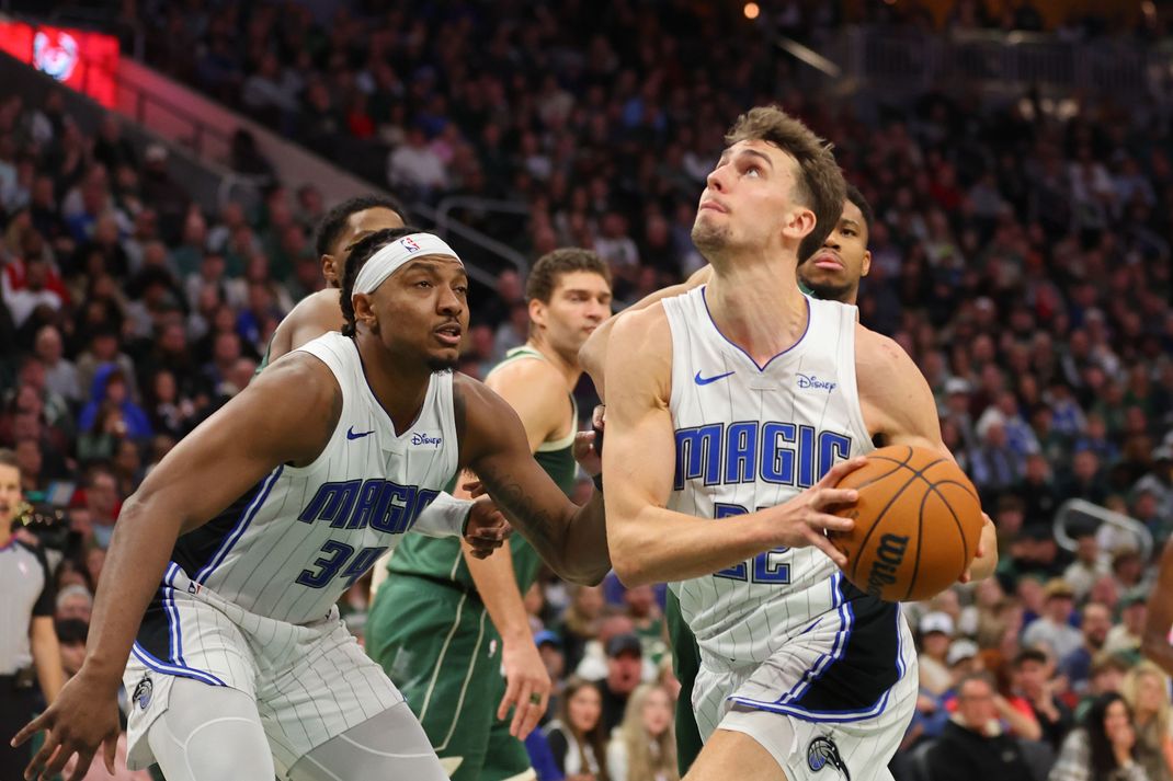 Franz Wagner im Duell mit den Bucks