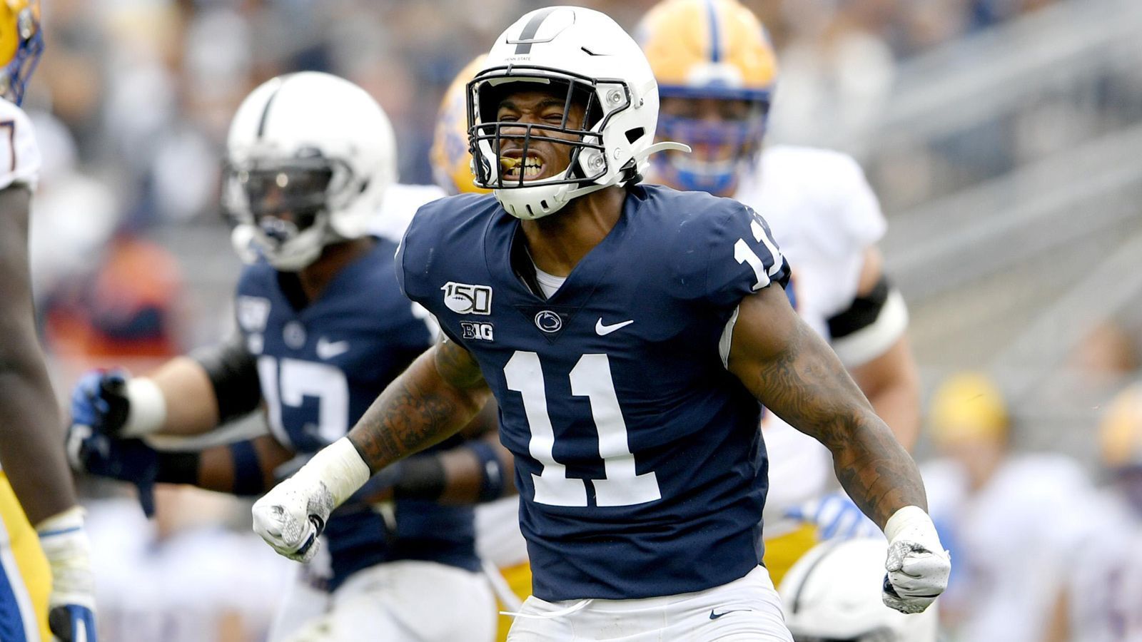 
                <strong>Pick 19: Washington Football Team - Micah Parsons</strong><br>
                &#x2022; Linebacker -<br>&#x2022; Penn State<br>
              