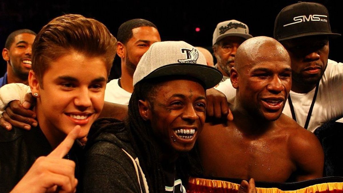 Mayweather Bieber Lil Wayne 50 Cent 940