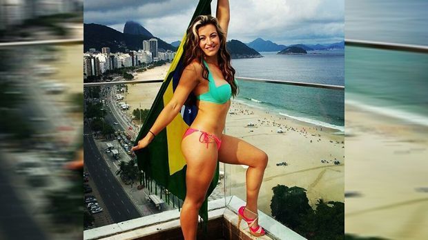 
                <strong>Miesha Tate</strong><br>
                Der Ausblick in Brasilien ist wundervoll. Auch ihre Fans freuen sich bei diesem Anblick.
              