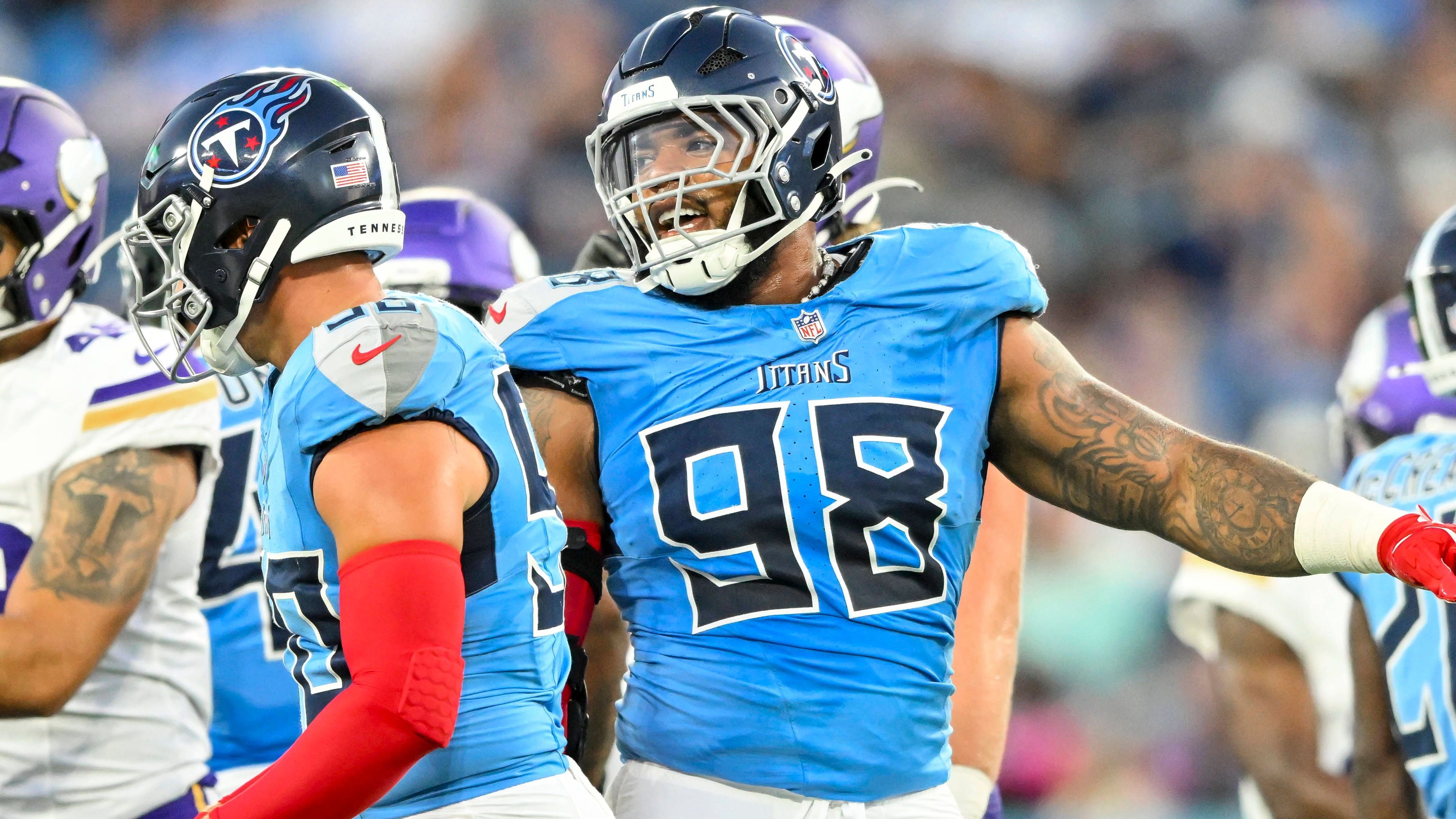 <strong>Jeffery Simmons (Tennessee Titans)</strong><br>Alter: 28<br>Position: Defensive Tackle<br>Durchschnittliches Jahresgehalt: 23,5 Millionen Dollar<br><strong>Bestbezahlter Spieler des gesamten Teams</strong>
