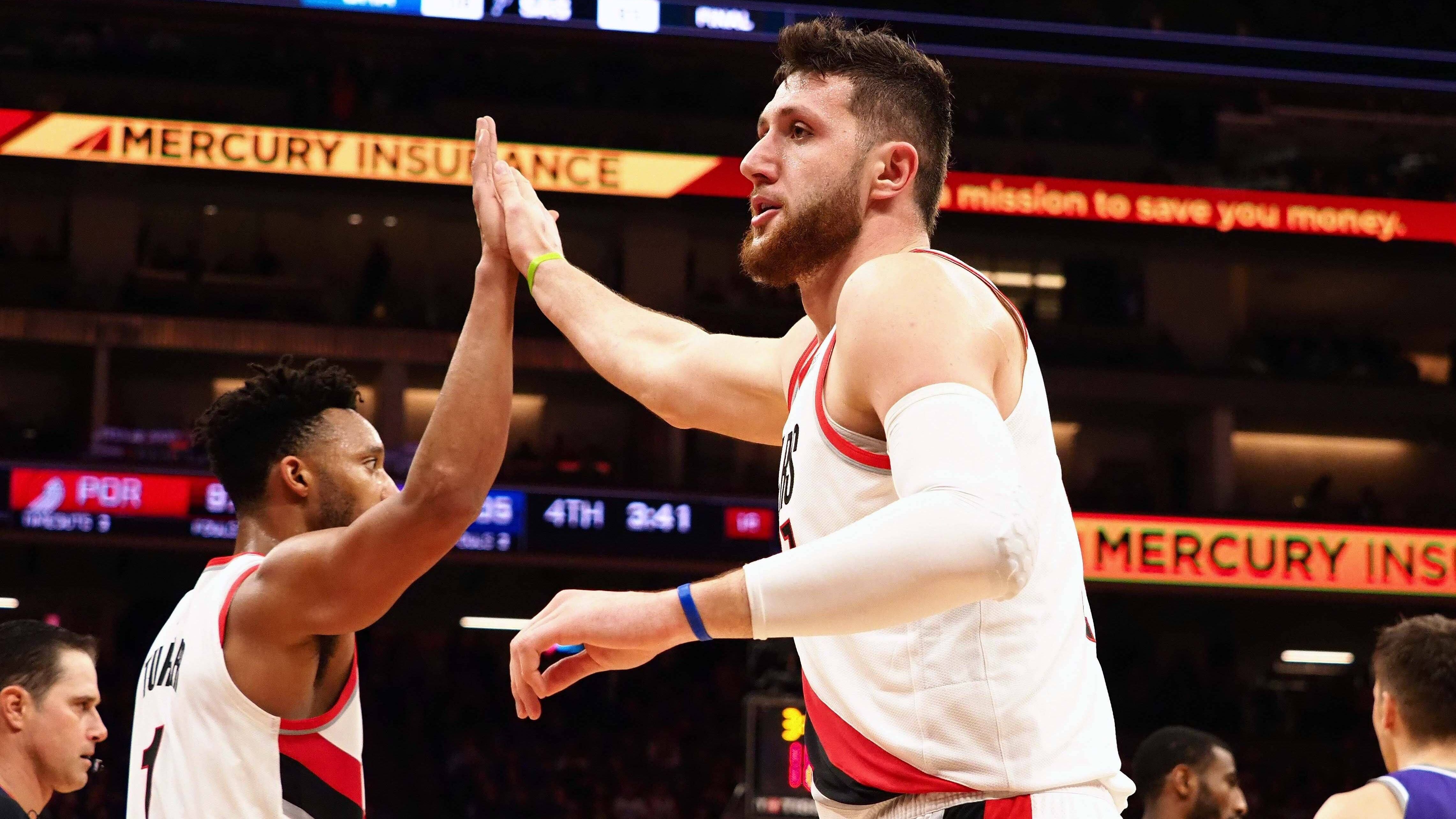 <strong>Jusuf Nurkic (Portland Trail Blazers)</strong><br>Jahr: 2019<br>Gegner: Sacramento Kings<br>Statline: 24 Punkte, 23 Rebounds, 7 Assists, 5 Blocks, 5 Steals