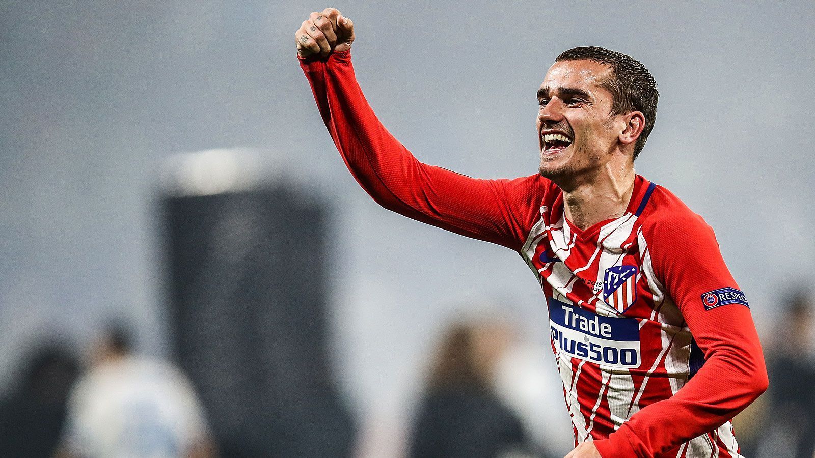 
                <strong>Antoine Griezmann</strong><br>
                Sturm: Antoine Griezmann von Atletico Madrid.
              