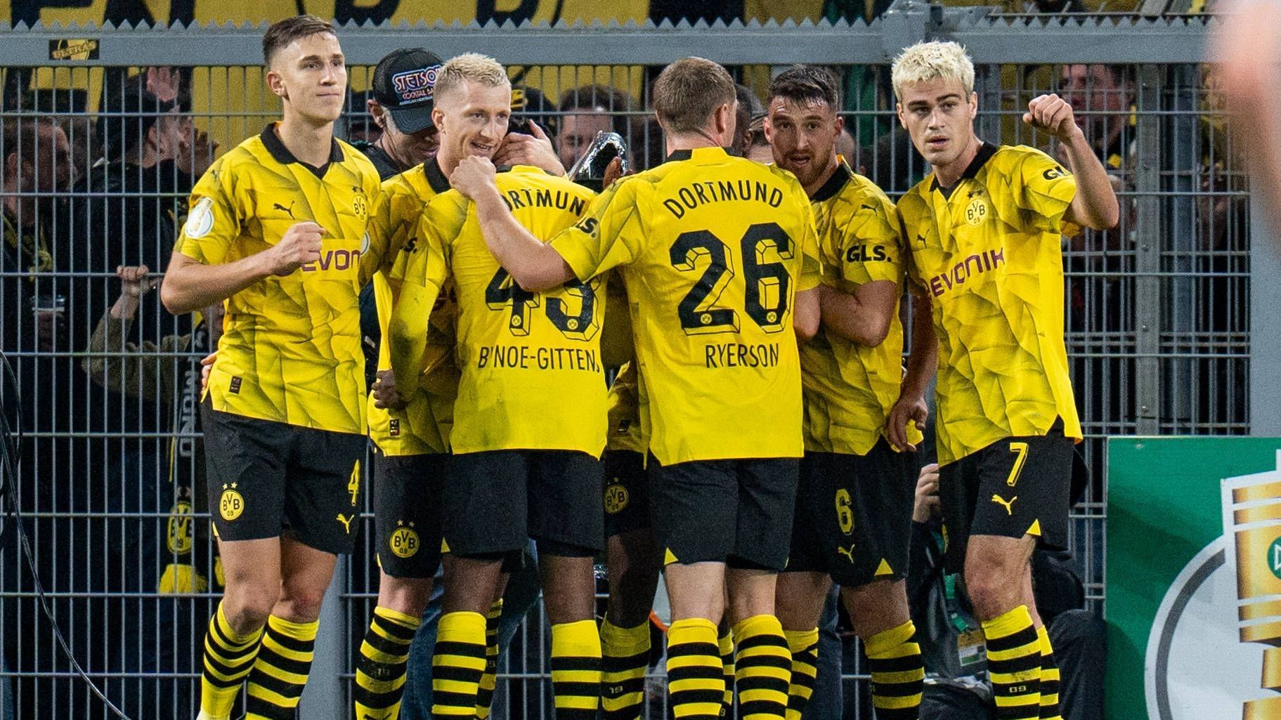 <strong>Einzelkritik: Die Noten der BVB-Stars gegen Hoffenheim</strong><br>Borussia Dortmund kommt in der 2. Runde des DFB-Pokals zu einem knappen, aber souveränen Sieg gegen Hoffenheim.&nbsp;<strong><em>ran</em></strong> hat die BVB-Stars benotet.