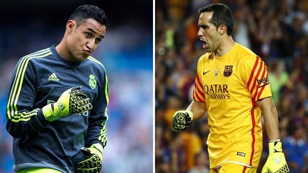 
                <strong>Navas vs Bravo</strong><br>
                Tor - Keylor Navas vs Claudio Bravo: Nach dem Weggang von Iker Casillas hat Navas mit beeindruckenden Leistungen bewiesen, dass er zurecht die neue Nummer eins in Madrid ist. Obwohl auch Barcelonas Bravo bisher eine starke Saison spielt, geht der erste Punkt an die "Königlichen". 1:0 für Real Madrid.
              