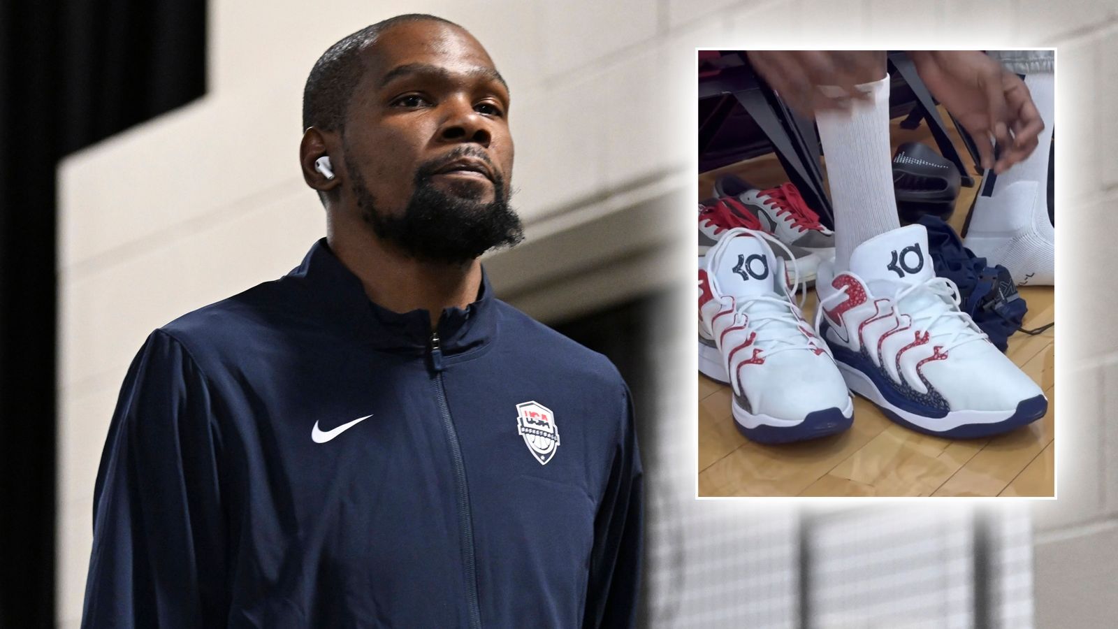 <strong>Kevin Durant</strong><br>Modell: Nike KD17