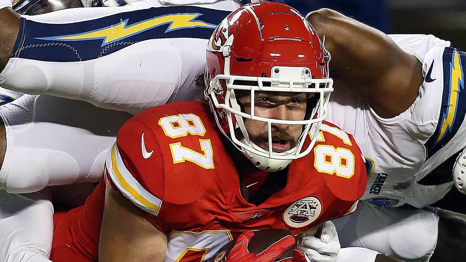 
                <strong>Tight End</strong><br>
                First Team: Travis Kelce (Kansas City Chiefs)Second Team: George Kittle (San Francisco 49ers)
              