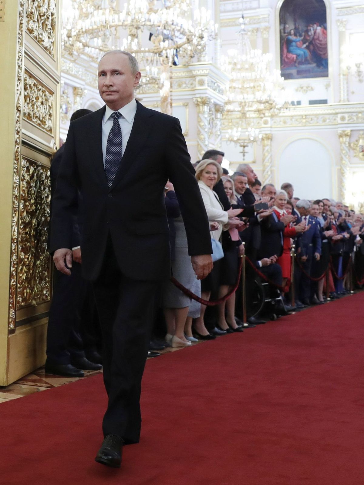 Der russische Präsident Wladimir Putin wird am Dienstag den Eid für seine insgesamt fünfte Amtszeit ablegen. 
