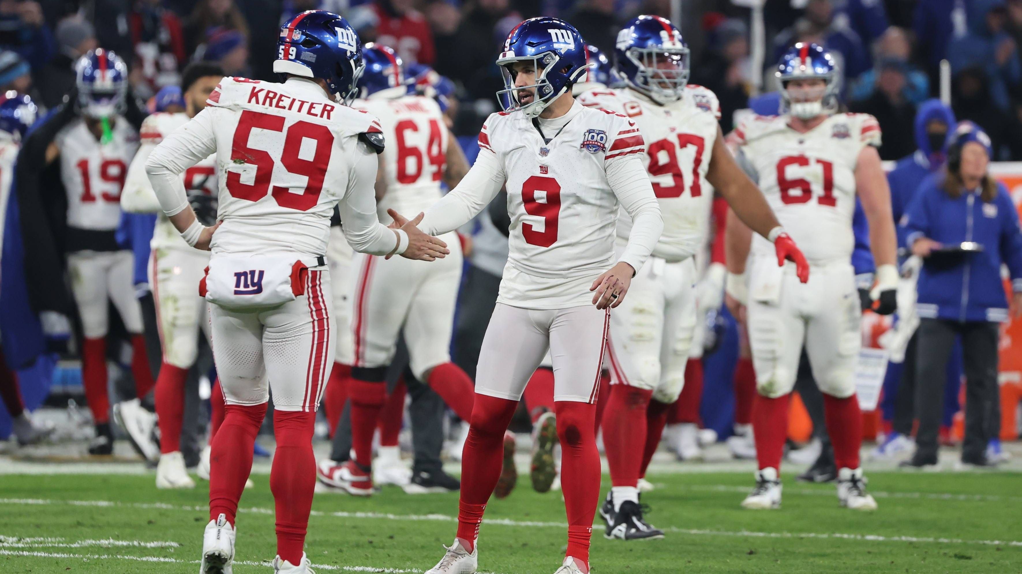 <strong>Platz 7 (geteilt): Casey Kreiter</strong><br>Team: New York Giants<br>Gehalt 2025: 1,42 Millionen