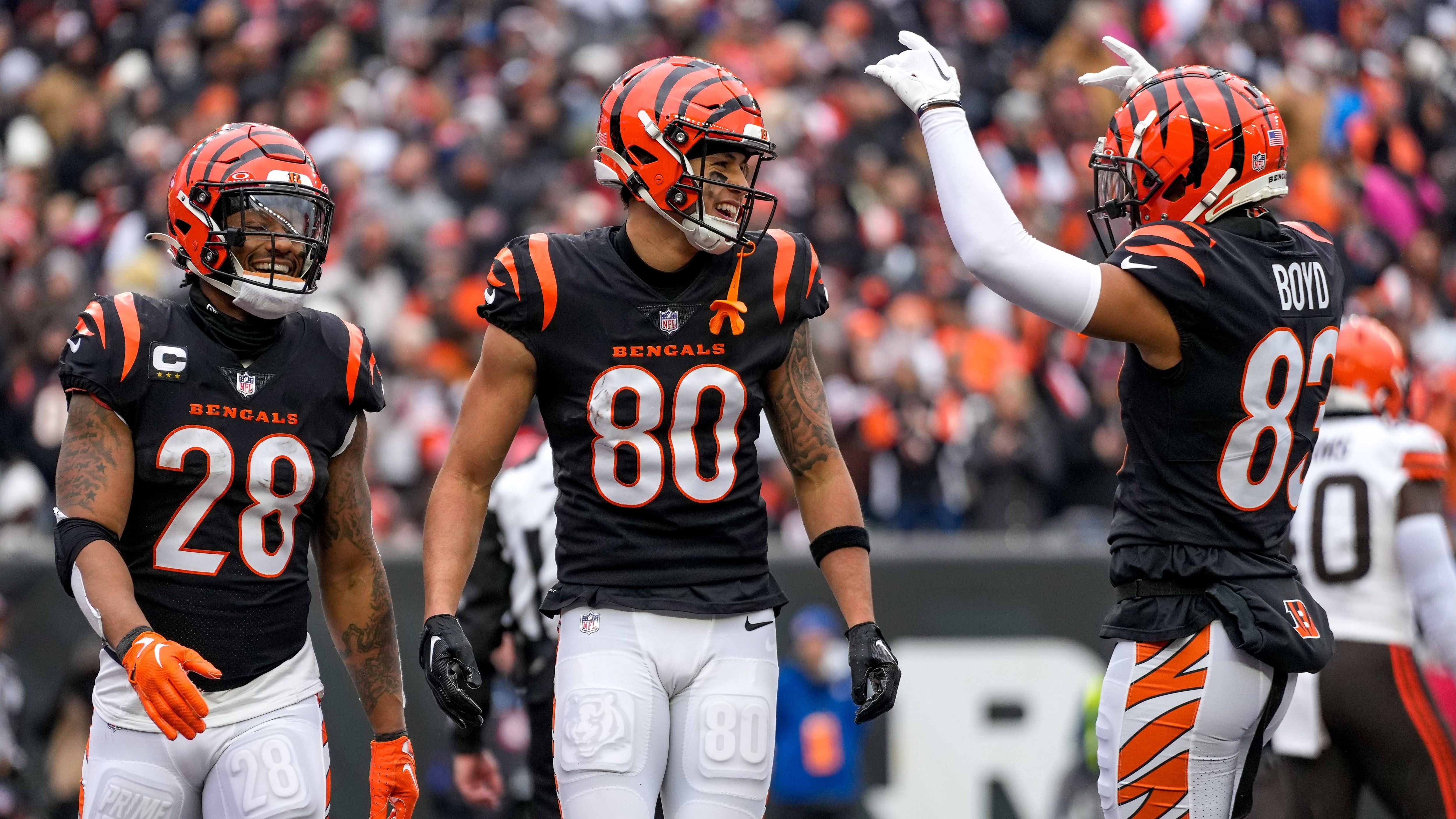 <strong>Cincinnati Bengals</strong><br>Bilanz: 36-49-1 <br>Siegquote: 42.4%