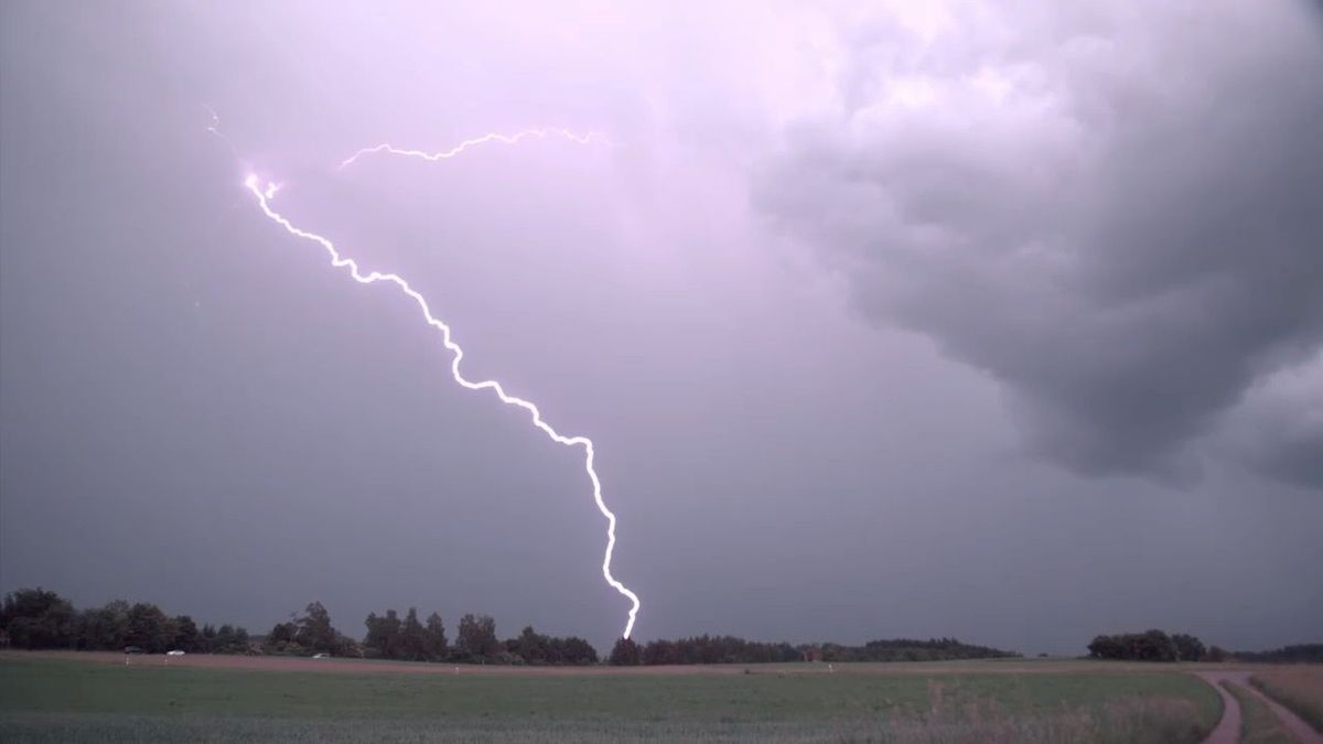 Unwetter in Bayern.