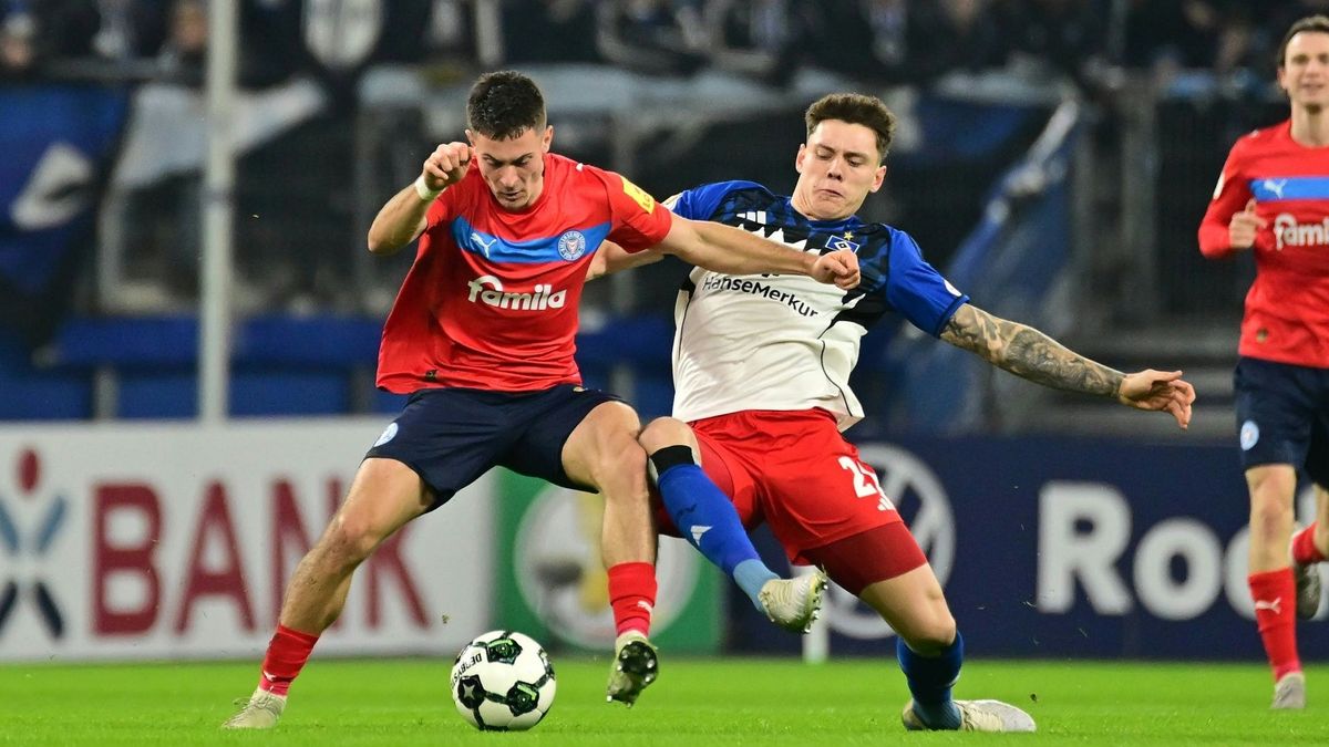Der HSV und Kiel lieferten sich ein intensives Duell