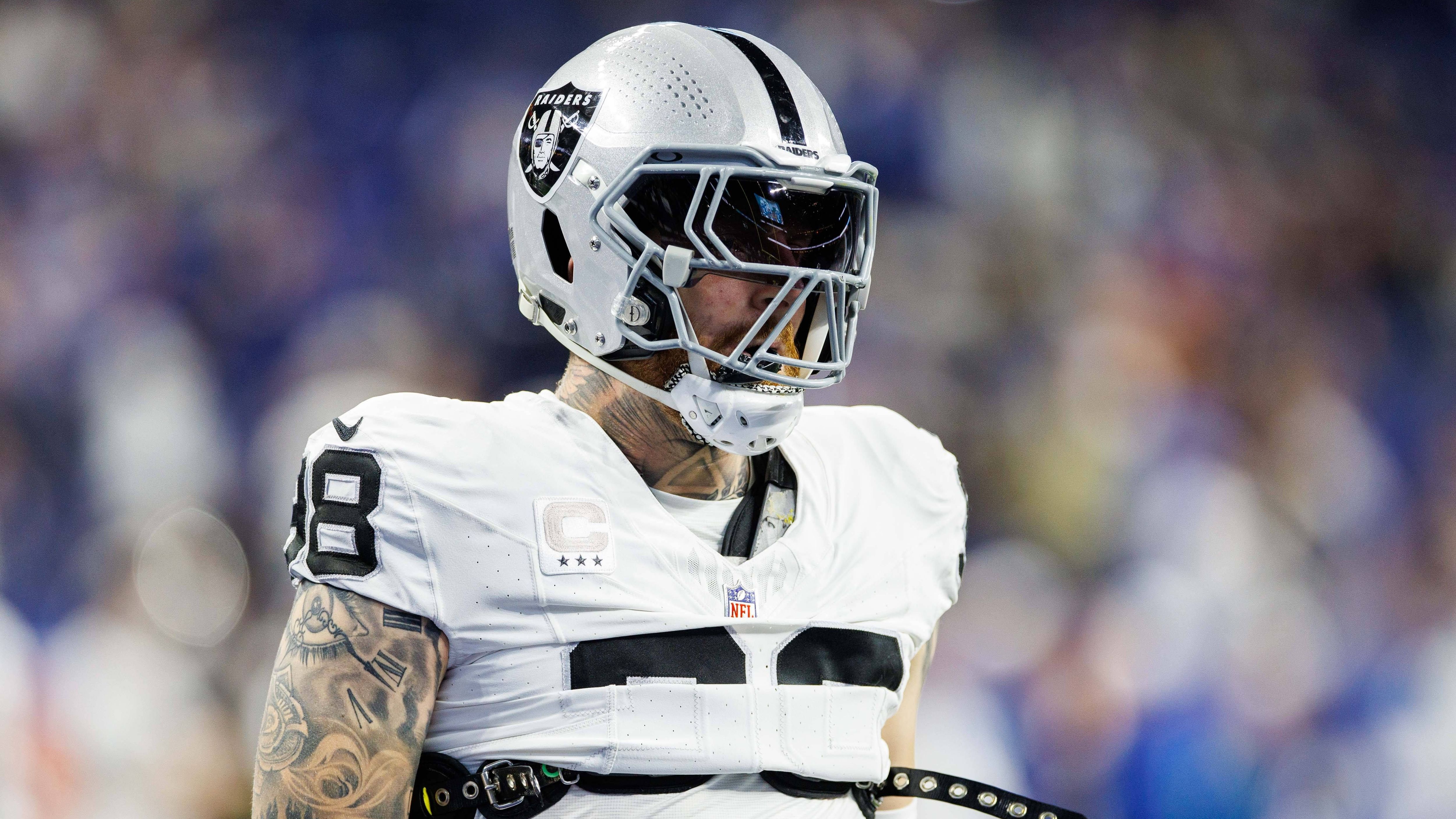 <strong>Platz 18 (geteilt): Las Vegas Raiders<br></strong>Nettoruhezeit: 0 Tage<br>Bye Week: Woche 10