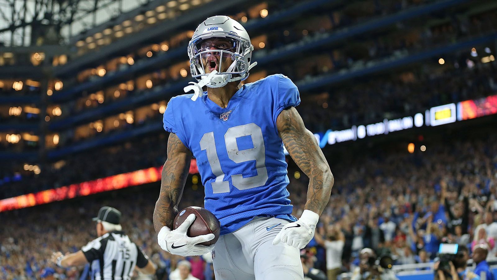 
                <strong>Die meisten Receiving Touchdowns</strong><br>
                Kenny Golladay (Wide Receiver der Detroit Lions) mit  Die Top 40 im Datencenter >>
              