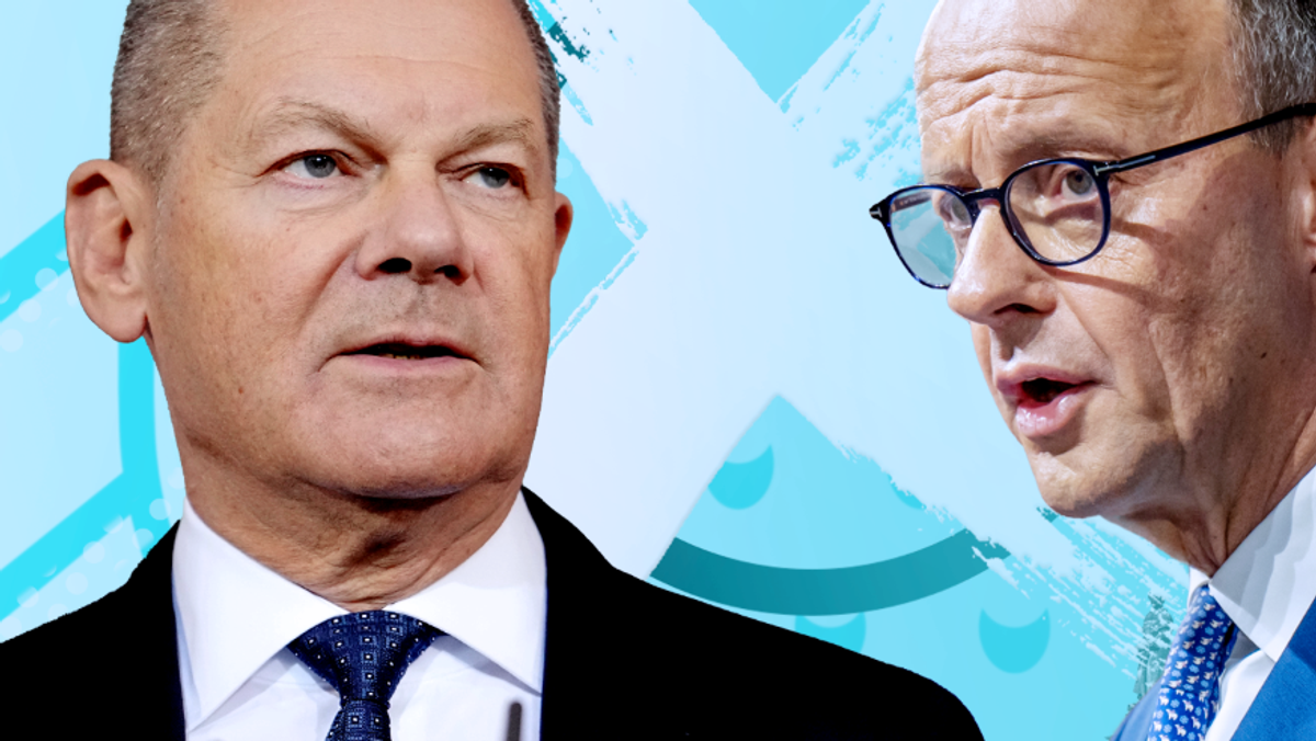 Olaf Scholz und Friedrich Merz