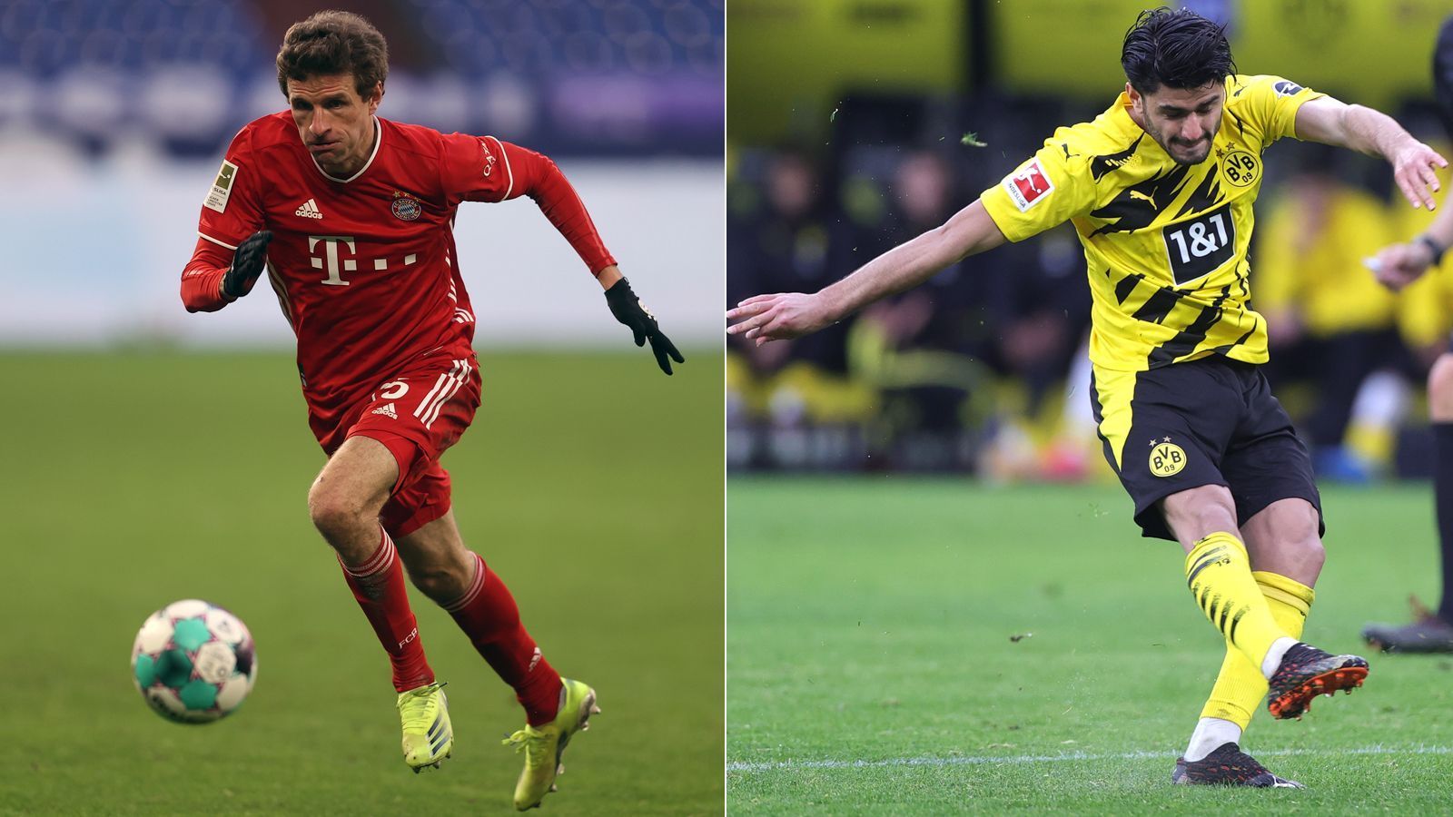 
                <strong>Zentrales offensives Mittelfeld: Thomas Müller vs. Mahmoud Dahoud</strong><br>
                Nach seiner Corona-Infektion während der Klub-WM brauchte Müller gegen Köln nur wenige Sekunden, um nach seiner Einwechslung eine Torvorlage zu geben. Der 31 Jahre alte Bayer spielt eine seiner besten Saisons und steht bei 21 Scorerpunkten in 21 Bundesliga-Spielen. Auch Dahoud brilliert im offensiven Mittelfeld seit Wochen und widerlegt all seine Kritiker, die ihn als zu schwach für den BVB angesehen haben. Doch mit Müller kann er nicht mithalten. Die Bayern ziehen auf 6,5:2,5 davon.
              