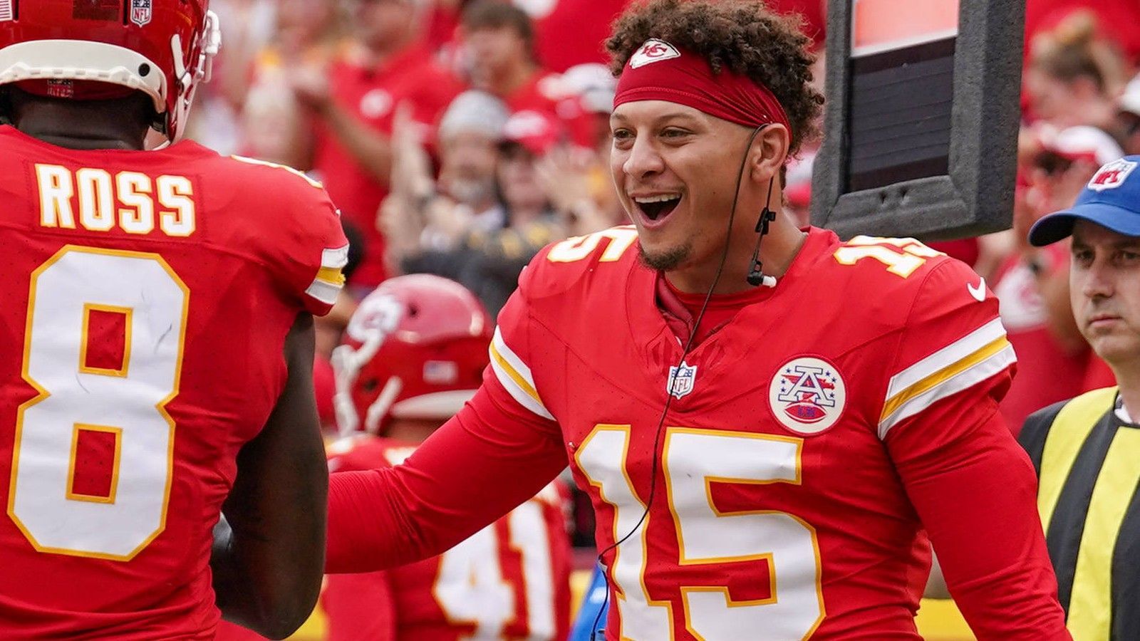 <strong>Platz 4: Patrick Mahomes (Kansas City Chiefs)</strong><br>Gehalt 2023: 40,45 Millionen Dollar<br>Setzt sich zusammen aus: Grundgehalt 5,5 Mio. + Roster Bonus 22,4 Mio. + Restructure Bonus 12 Mio + Workout Bonus 550.000 Dollar