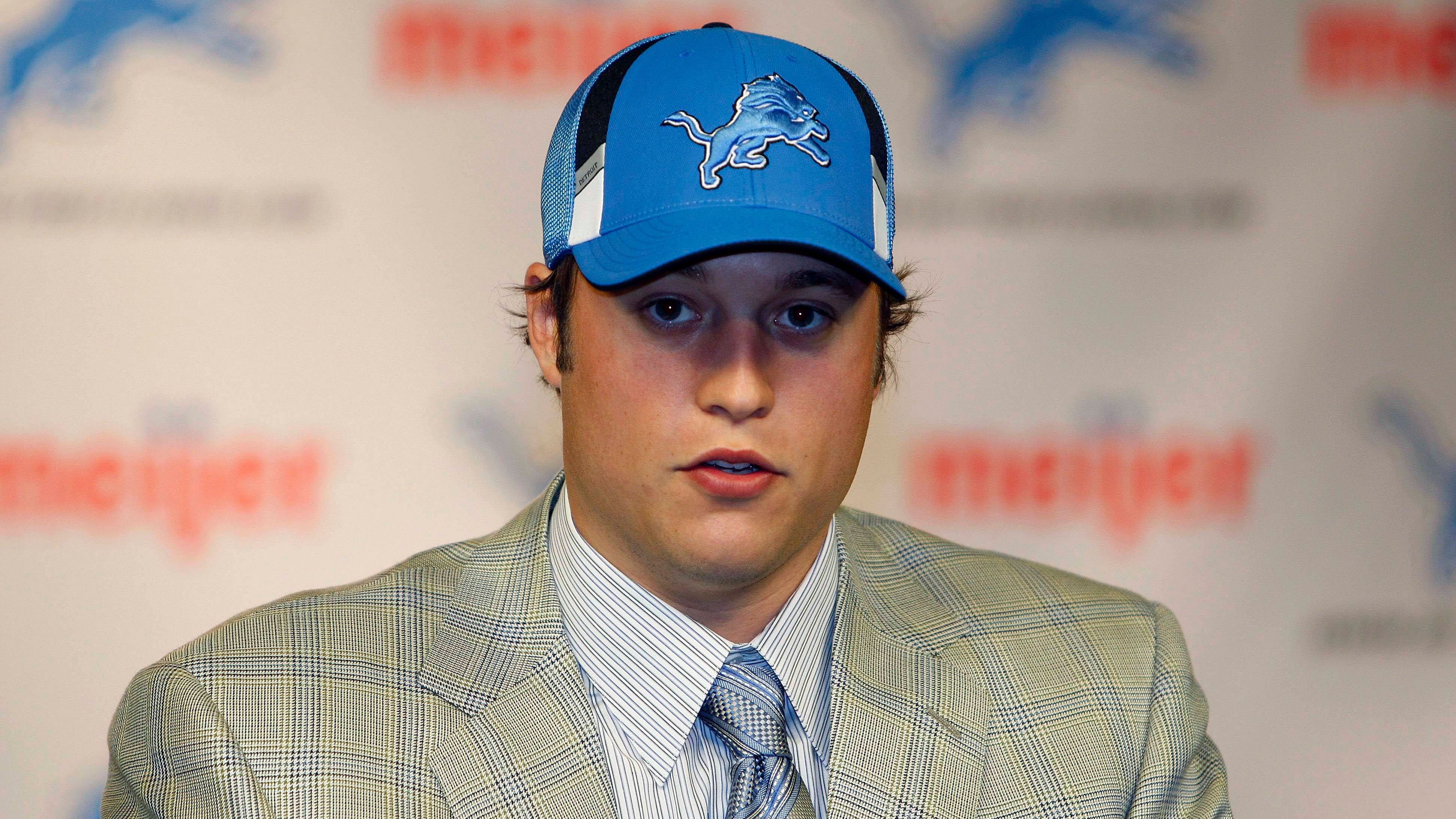 <strong>Draft 2009: 3 Quarterbacks<br></strong>1. Pick: Matthew Stafford (Foto, Detroit Lions)<br>5. Pick: Mark Sanchez (New York Jets)<br>17. Pick: Josh Freeman (Tampa Bay Buccaneers)