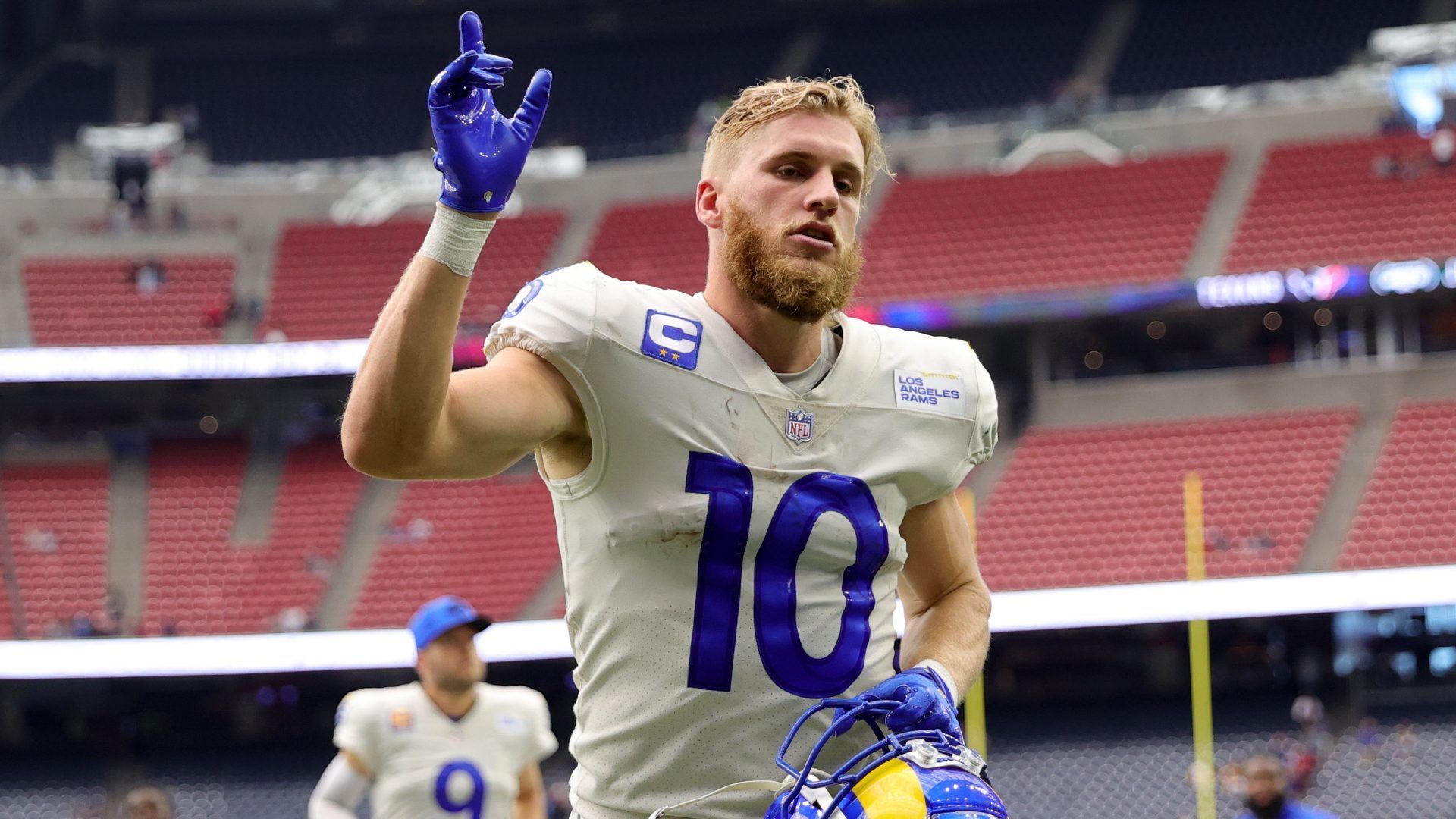 
                <strong>Wide Receiver: Cooper Kupp (Los Angeles Rams) </strong><br>
                &#x2022; <strong>Punkte im Schnitt: 17,6 -</strong><br>&#x2022; Receiving Yards: 1019 - <br>&#x2022; Receiving Touchdowns: 10 - <br>
              