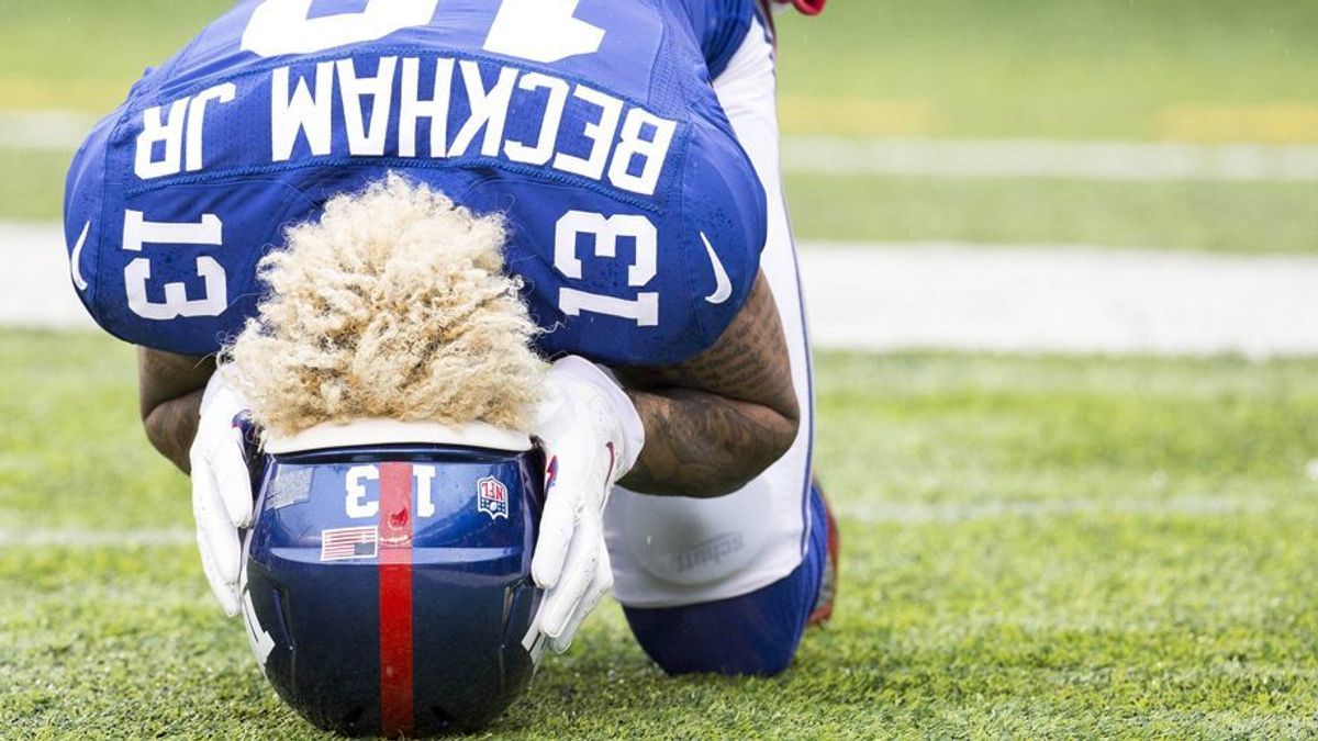 Odell Beckham jr., Krise, New York Giants