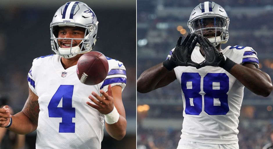 
                <strong>Gewinner: Dak Prescott (Quarterback) & Dez Bryant (Wide Receiver) - Dallas Cowboys</strong><br>
                In der vergangenen Woche listeten wir noch den für sechs Spiele gesperrten Ezekiel Elliott als Verlierer auf und fragten uns, wie schwer das die Dallas Cowboys in der Regular Season treffen wird. Nun, die Frage bleibt weiterhin. Allerdings lieferten Quarterback Dak Prescott und Dez Bryant für alle Cowboys-Fans einen Grund zur Beruhigung. Die beiden Star-Spieler harmonierten beim 24:19-Sieg über die Indianapolis Colts außerordentlich. Prescotts Rating von 158,3 spricht für sich (13,3 Yards pro Pass). Bryant kam mit nur zwei Receptions auf 55 Yards und einen Touchdown. 
              